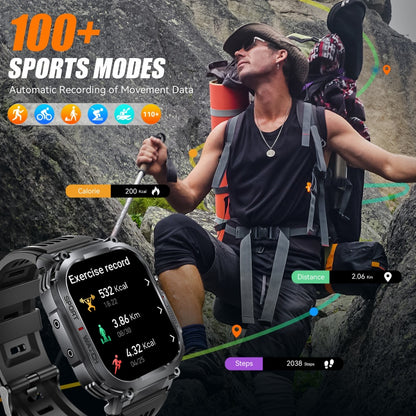 INEYES S320B Smartwatch with Sport Modes & LED Light