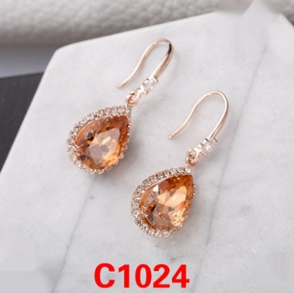Women's Fashion All-matching Water Drop Earrings