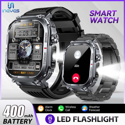 INEYES S320B Smartwatch with Sport Modes & LED Light