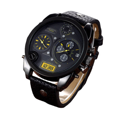 Men's Watch Quartz Calendar Belt Sports