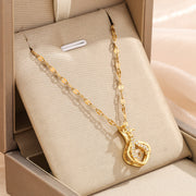 Necklace,with Golden Flower ,and beautiful Diamond