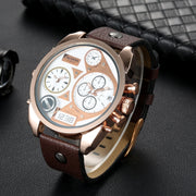 Men's Watch Quartz Calendar Belt Sports