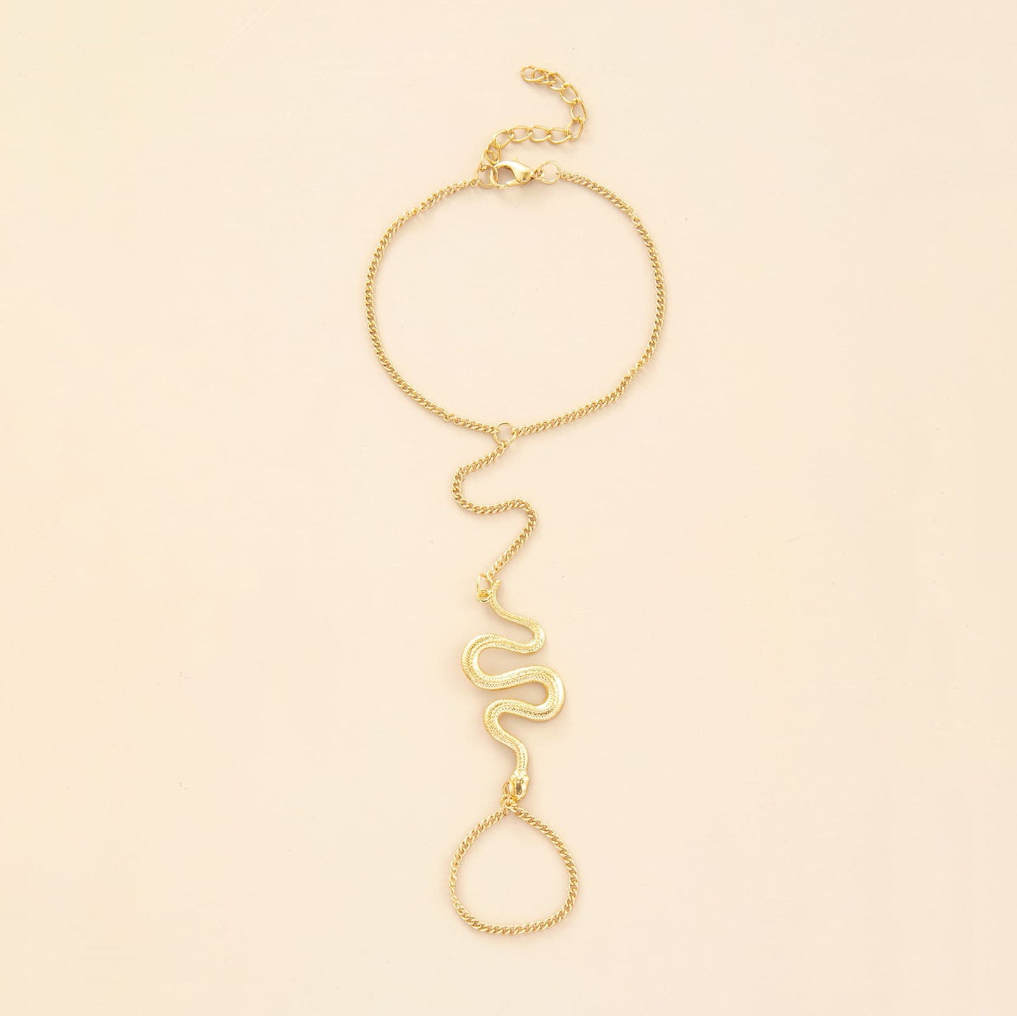 Golden Snake Double Bracelet Bohemian Summer