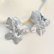 Geometric Ear Studs New Trendy Women's Irregular Metal Sequins Earrings