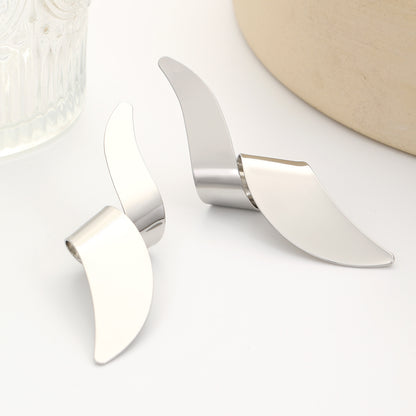 Geometric Ear Studs New Trendy Women's Irregular Metal Sequins Earrings