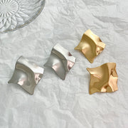 Geometric Ear Studs New Trendy Women's Irregular Metal Sequins Earrings