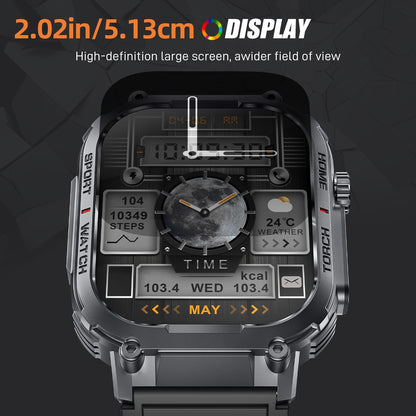 INEYES S320B Smartwatch with Sport Modes & LED Light